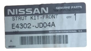 E4302jd04a Amortyzator Przód Prawy Qashqai Nissan