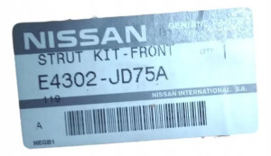 E4302jd75a Amortyzator Przód Prawy Qashqai Nissan