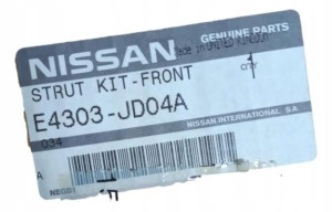 E4303jd04a Amortyzator Przód Lewy Qashqai Nissan