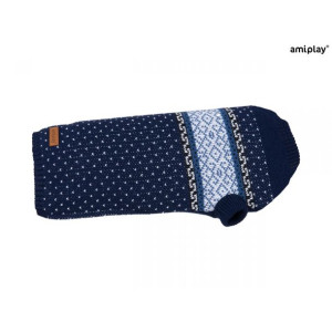 Amiplay Sweterek Dla Psa Bergen 23 cm Granatowy
