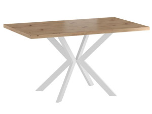 Stół rozkładany 140/270 x 85 cm LOFT Pająk dąb artisan