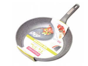 Patelnia 30 cm granitowa powłoka KAMILLE