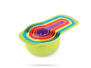 Zestaw 6 kolorowych miarek kuchennych Varjo Tadar