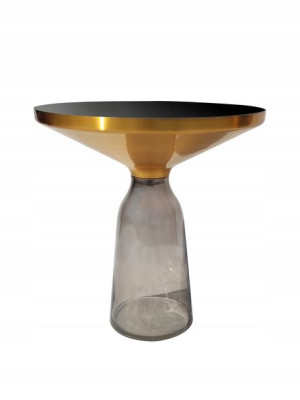 Stolik kawowy szklany Bottle Table Gray 50/53 cm