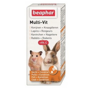 Beaphar Multi-Vit Preparat Witaminowy Dla Gryzoni i Królików 20 ml
