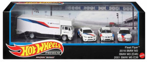 Hot Wheels Premium DIORAMA BMW zestaw 4 aut HCR52