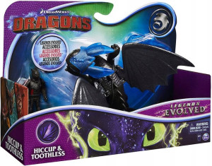 Dragons Szczerbatek i Czkawka Toothless Hiccup