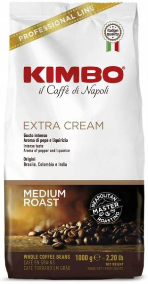 Kimbo Extra Cream 1 kg - kawa ziarnista