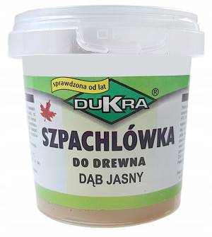 DUKRA dąb jasny szpachlówka do drewna, kit stolarski 200g (8953)