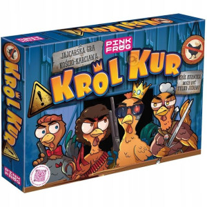 Alex pink frog król kur 25224