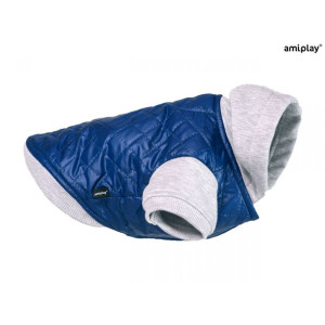 Amiplay Kurtka Z Kapturem Dla Psa Boston 46 cm Granatowa