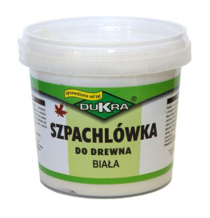 DUKRA biała szpachlówka do drewna, kit stolarski 200g (7193)