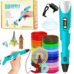 Długopis 3d Pen Drukarka V2 Zestaw Wkład 110m