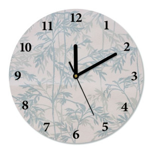 Zegar z bezpiecznego szkła VINTAGE FLOWER śr.30