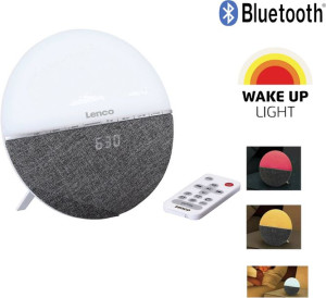 Lenco CRW-4 Przenośny  radiobudzik led