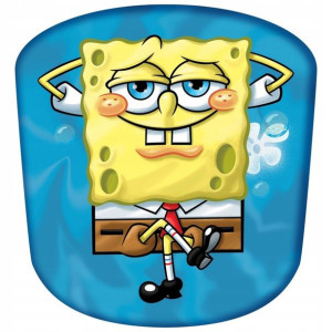 PODUSZKA SPONGEBOB wypełnienie 42 cm GRUBA