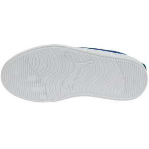 Buty dla dzieci puma courtflex v2 slip on ps niebieskie 374858 11
