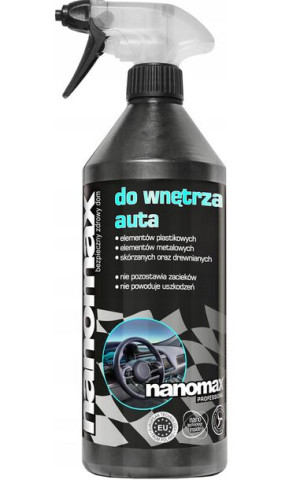 Płyn do czyszczenia wnętrza samochodu Nanomax 1L