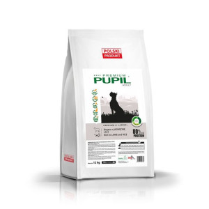Karma sucha dla psa PUPIL Premium M&L bogata w jagnięcinę i ryż 12 kg