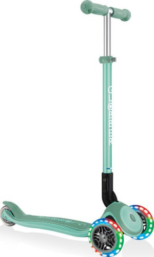 Hulajnoga 3-kołowa Globber Primo Foldable Plus Lights Mint 439-206