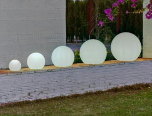 NEW GARDEN lampa ogrodowa BULY 40 SOLAR & BATTERY biała