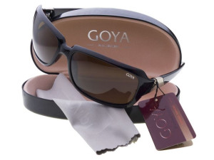 Goya G 191 BR - Brązowe okulary przeciwsłoneczne muchy z filtrem polaryzacy