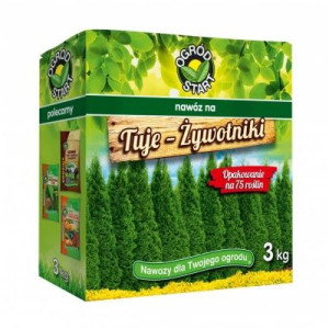Nawóz Na,,tuje - Żywotniki 3kg Karton
