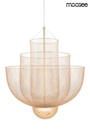 MOOSEE lampa wisząca MESH 60 złota
