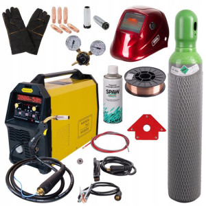 Spawarka Magnum Mig 230 Dual Puls Synergia Zestaw