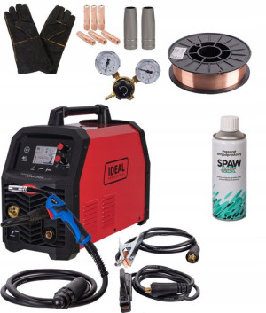 Migomat Ideal 200a Synergia Lutospawanie Zestaw