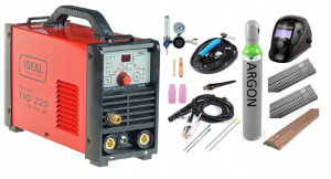 Spawarka Tig Ideal Tecno Tig 220 Mma 2w1 Dc 220a