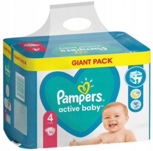 Pampers Active Baby 4 90 Sztuki