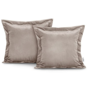 Amelia Home Poszewki 45x45 Ah Velvet Beige Side 45x45*2