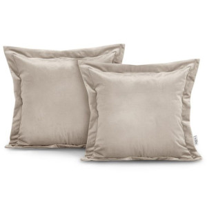 Amelia Home Poszewki 45x45 Ah Velvet Cream Side 45x45*2
