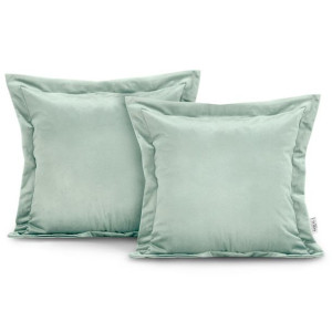 Amelia Home Poszewki 45x45 Ah Velvet Mint Side 45x45*2
