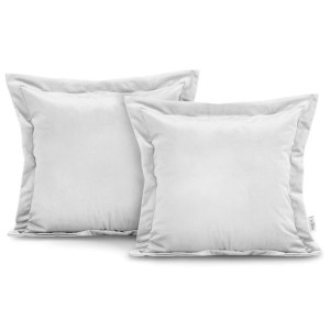 Amelia Home Poszewki 45x45 Ah Velvet White Side 45x45*2