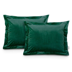 Ameliahome Poduszkivelvet D.green Side 50x70*2