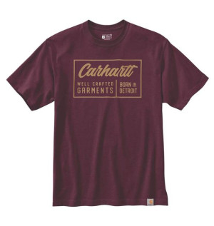 Koszulka Carhartt Heavyweight Crafted Relaxed Fit PORT