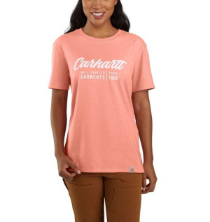 Koszulka Carhartt Heavyweight Crafted Loose Fit HIBISCUS HEATHER