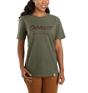 Koszulka Carhartt Heavyweight Crafted Loose Fit BASIL HEATHER