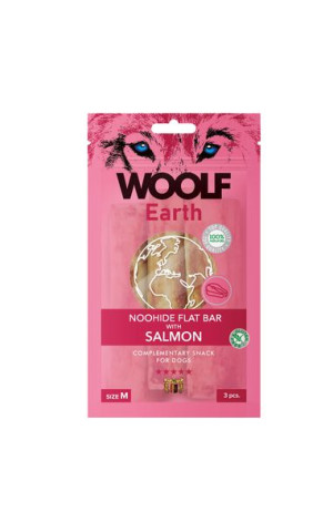 WOOLF Earth Noohide M Flat Bar Salmon 90g