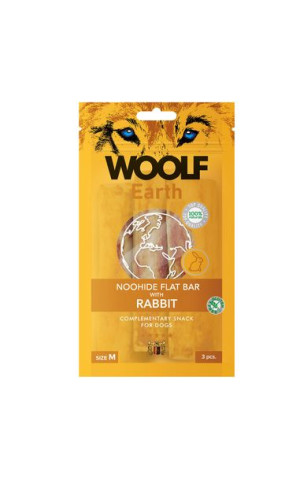 WOOLF Earth Noohide M Flat Bar Rabbit 90g