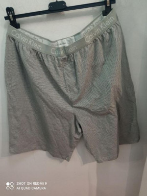 Bawełniane szare szorty od piżamy CALVIN KLEIN XL