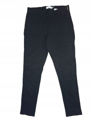 Czarne spodnie legginsy z wiskozy Calvin Klein 38