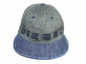 Szara czapka z daszkiem Diesel full cap
