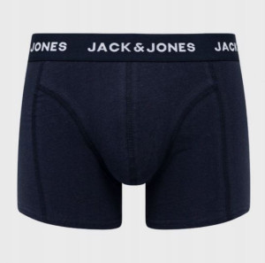 Bawełniane bokserki granatowe Jack&Jones L