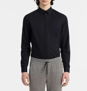 Czarna koszula męska fitted Calvin Klein 37