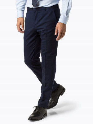 Granatowe eleganckie spodnie Calvin Klein 52