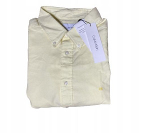Koszula żółta męska regular fit Calvin Klein L