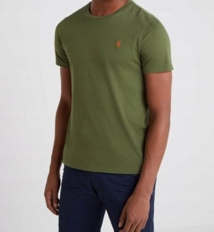 Polo Ralph Lauren t-shirt zielony koszulka logo M